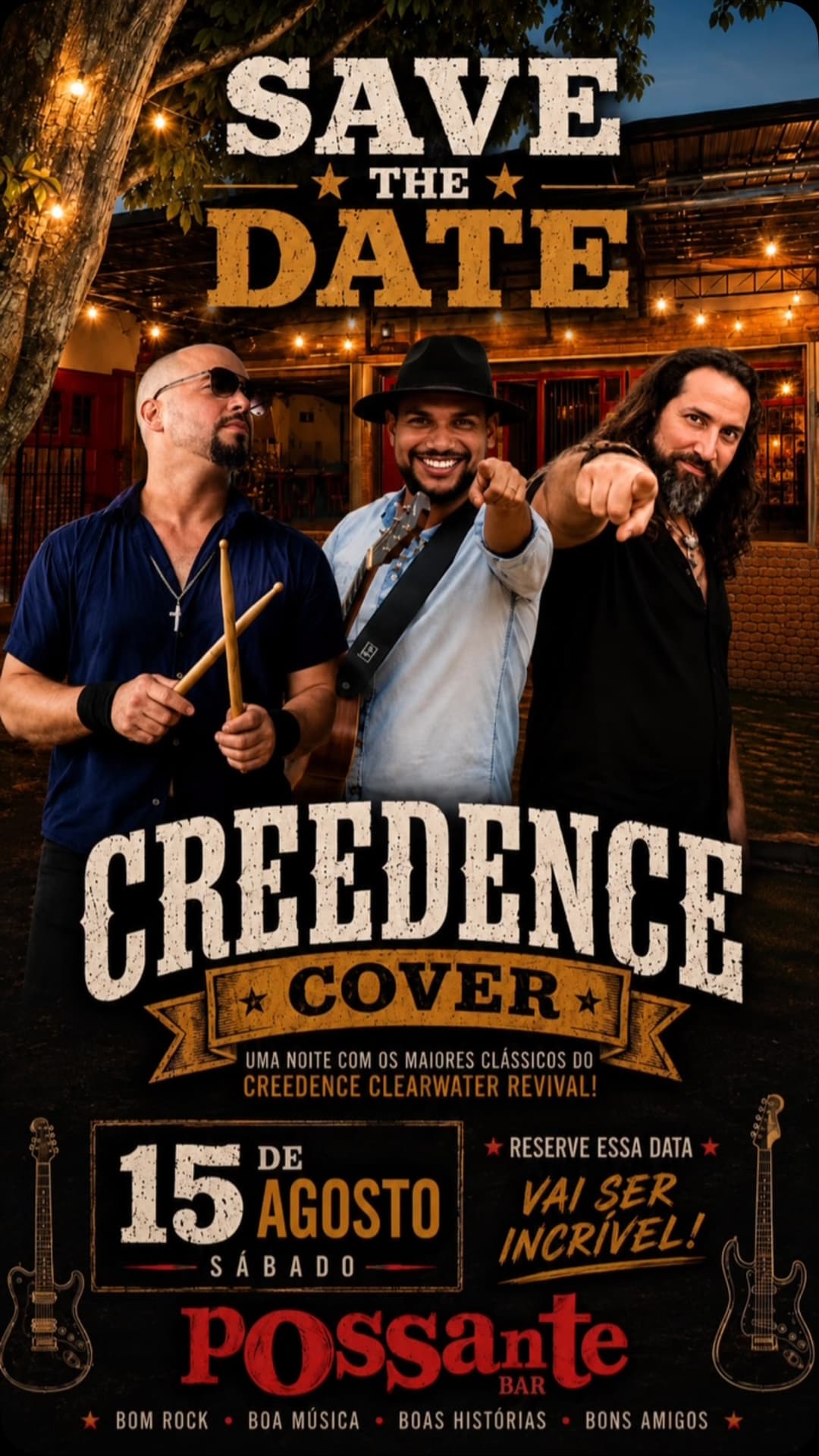 Flyer de Creedence Cover