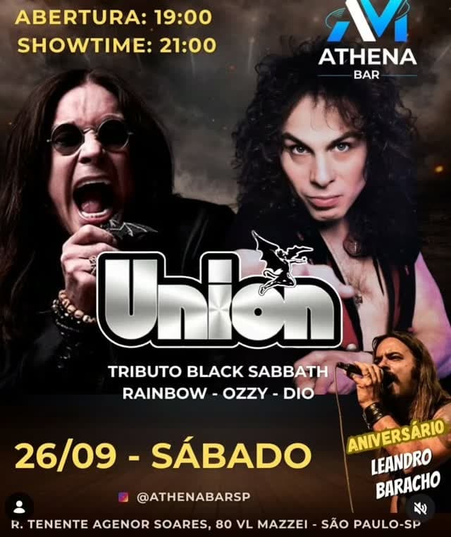 Flyer de Leandro Baracho e Union