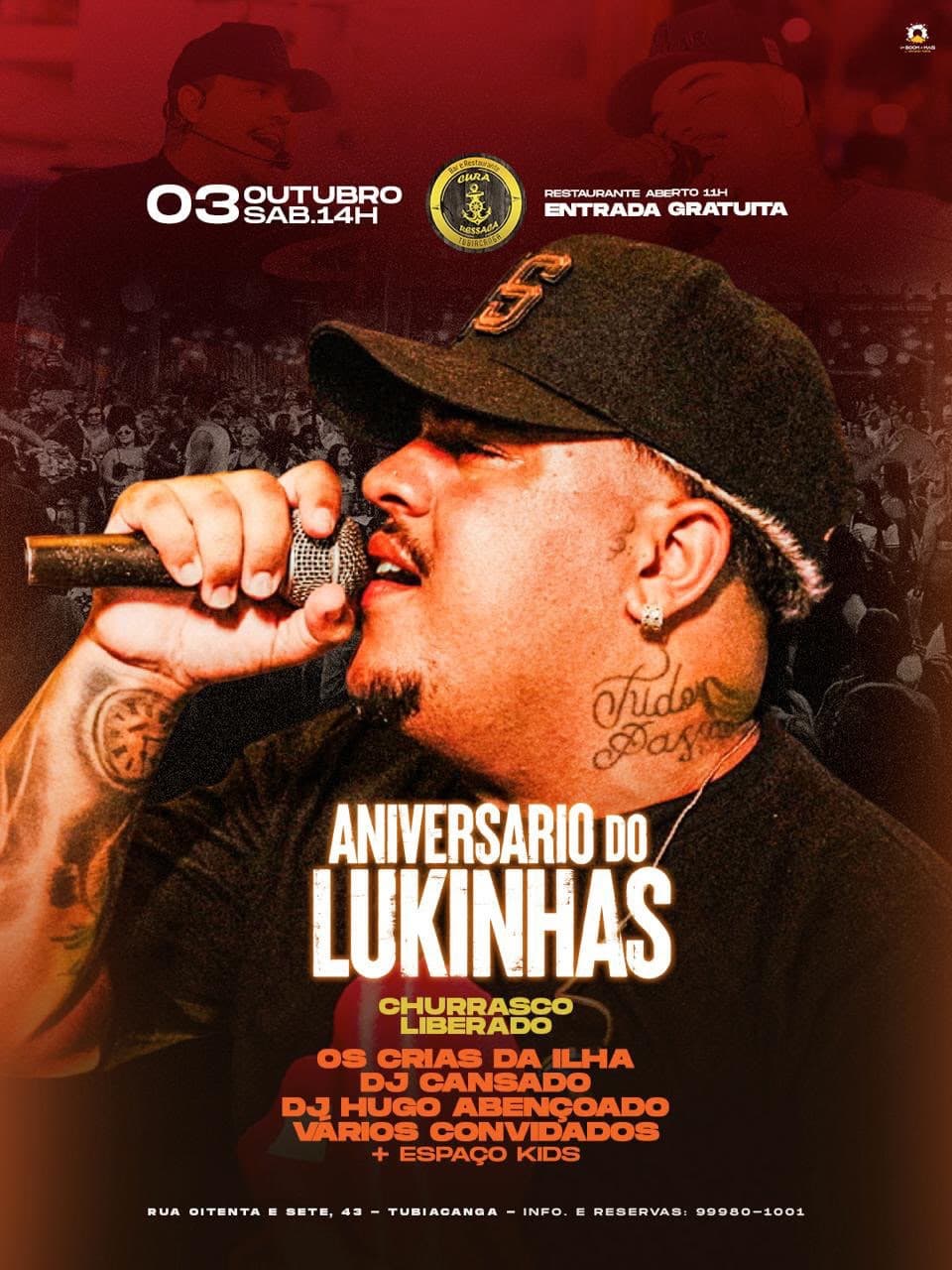 Flyer de Os Crias da Ilha, DJ Cansado e DJ Hugo Abençoado