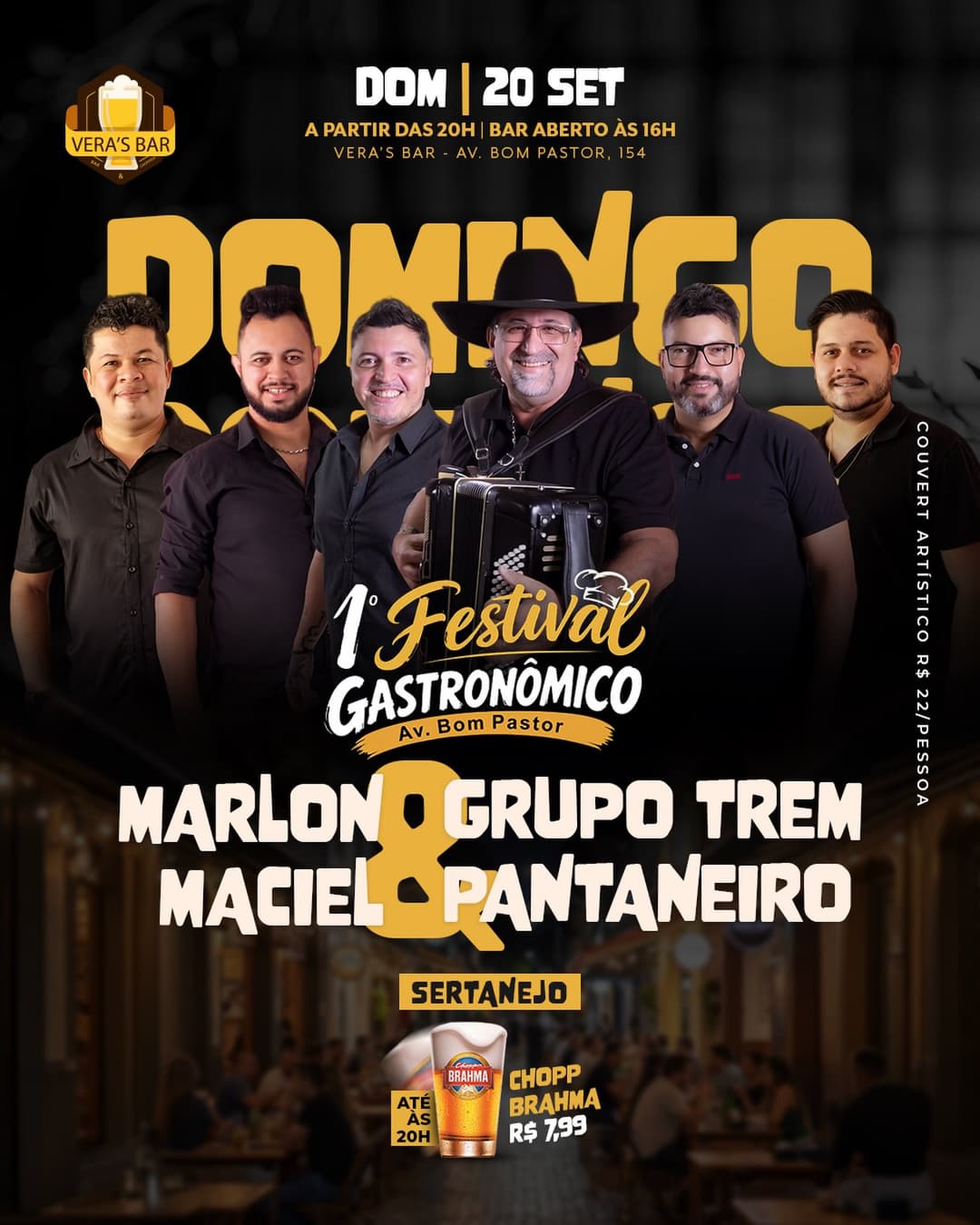 Flyer de Grupo Trem Pantaneiro e marlonmacieloficial