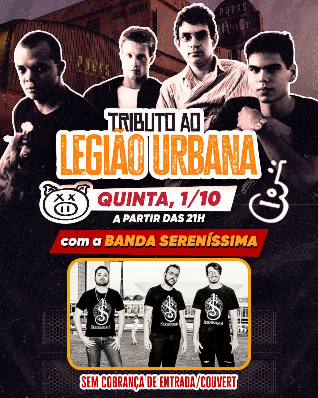 Flyer de Banda Sereníssima