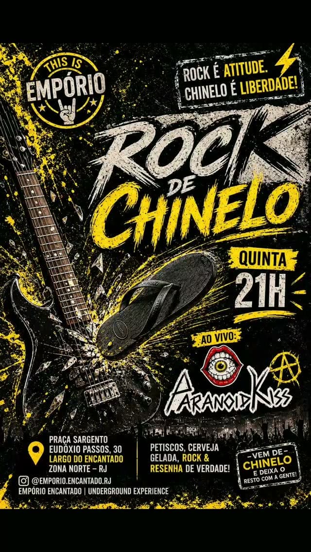 Flyer de Paranoid Kiss