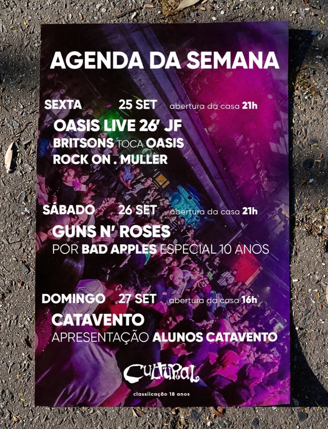 Flyer de Rock On, Rock On! e Muller