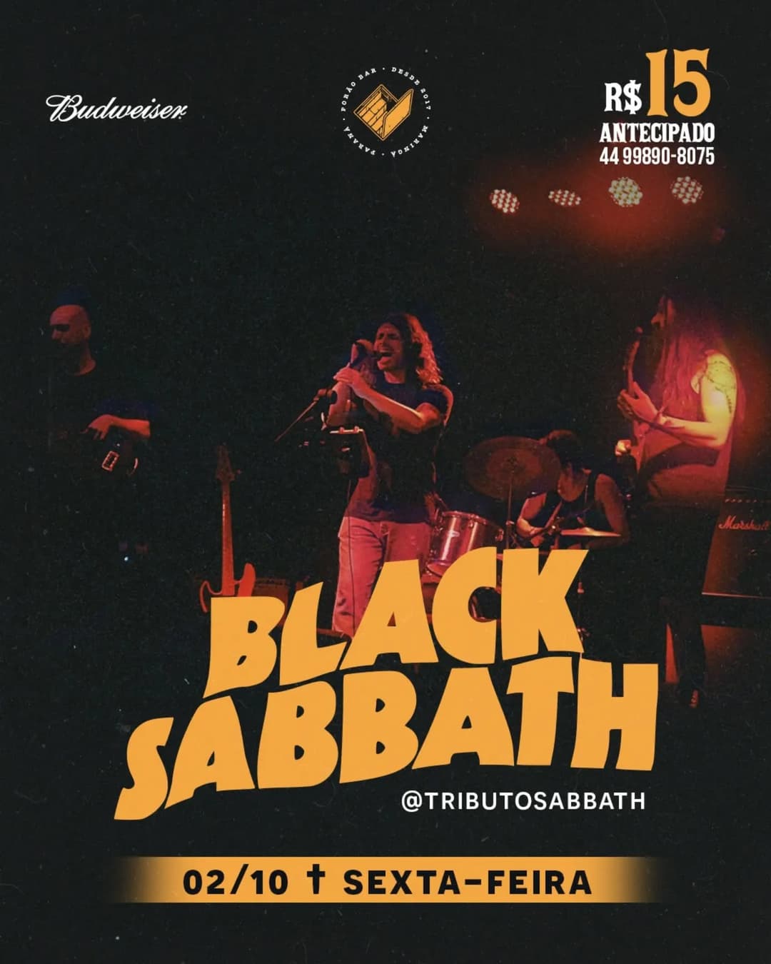 Flyer de Banda Sabá