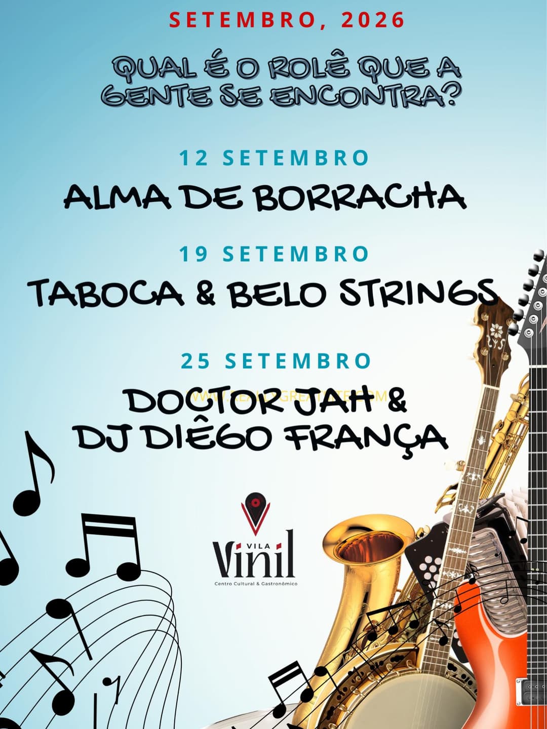Flyer de Taboca e Belo Strings