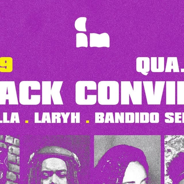 Flyer de Larissa e NYACK CONVIDA