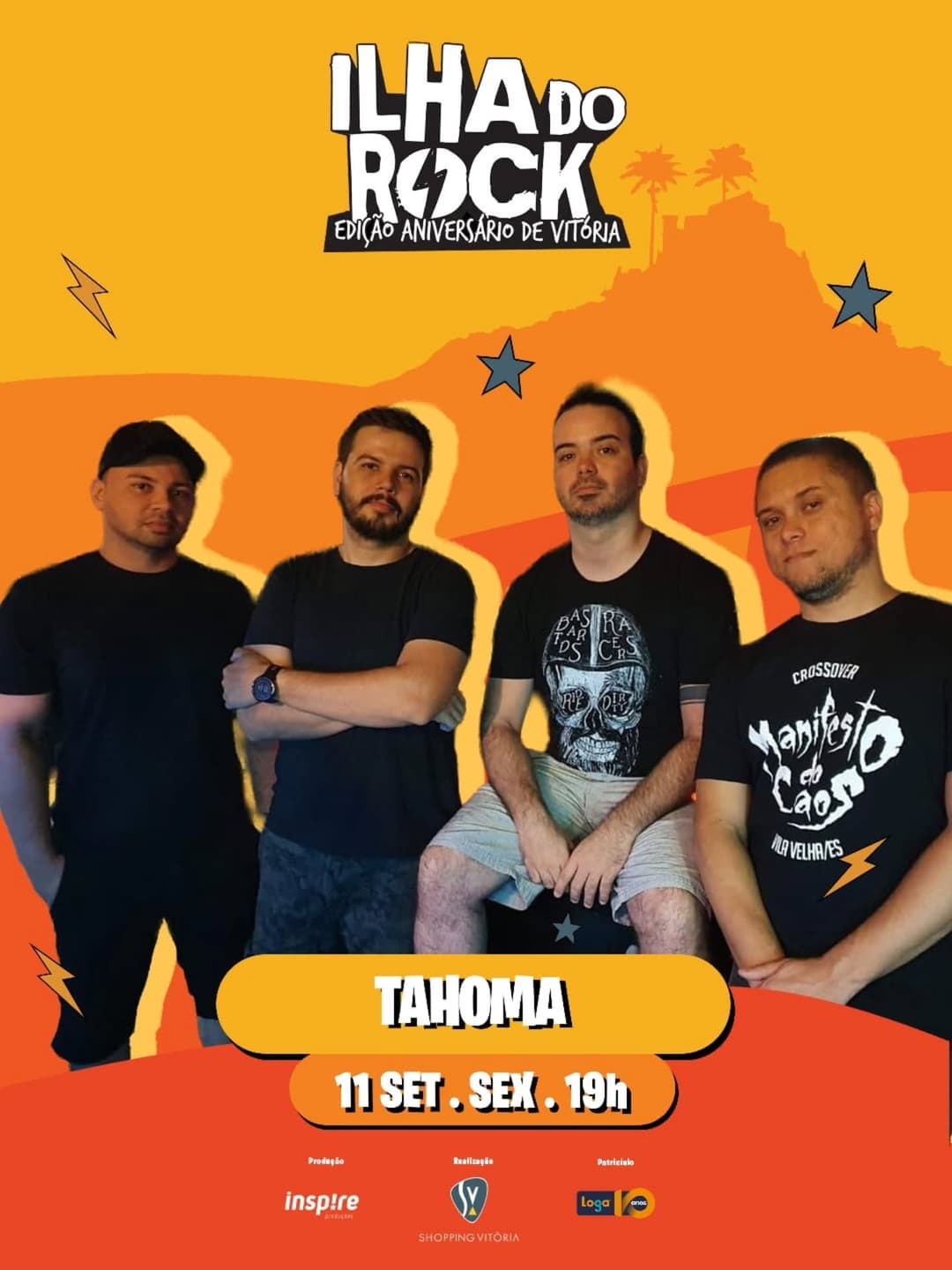 Flyer de Banda Tahoma