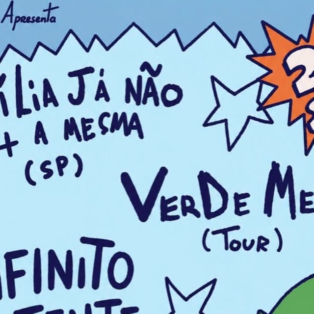 Flyer de Cecilia Já Não É + a Mesma e mais 2 artistas