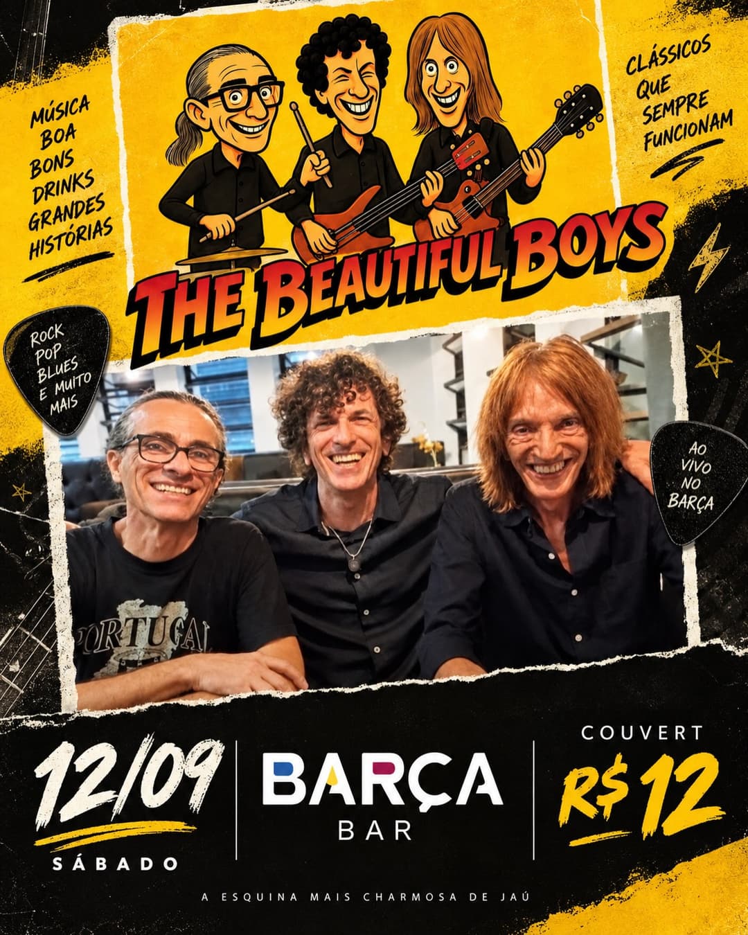 Flyer de The Beautiful Boys