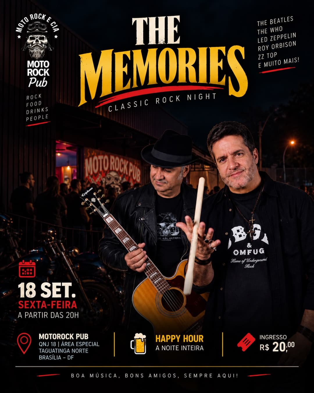 Flyer de The Memories