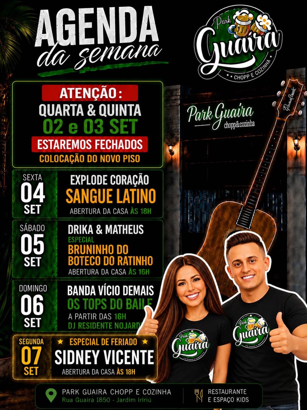 Flyer de Explode Coração e Sangue Latino