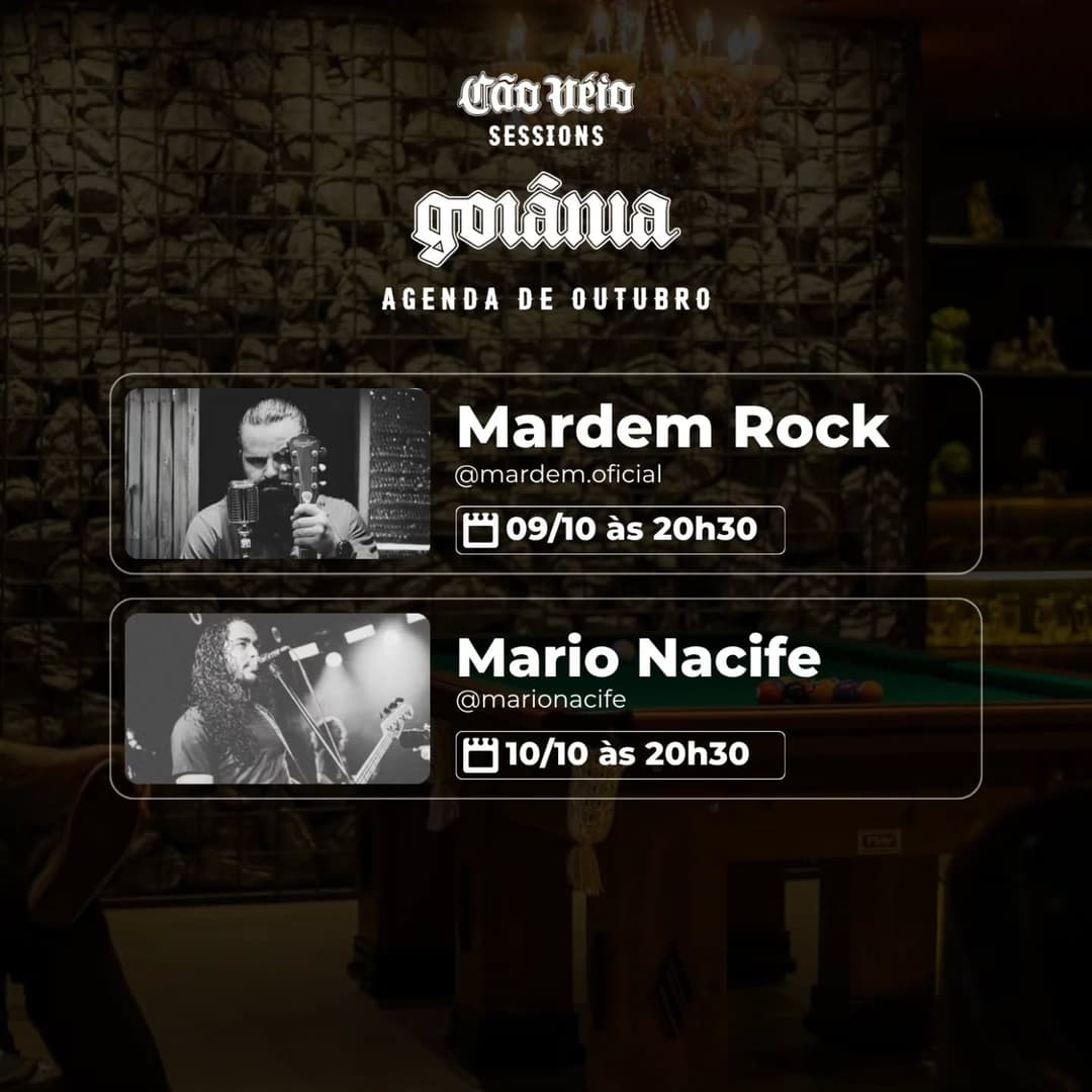 Flyer de Mário Nacife