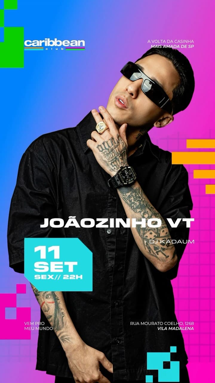 Flyer de Joaozinho VT