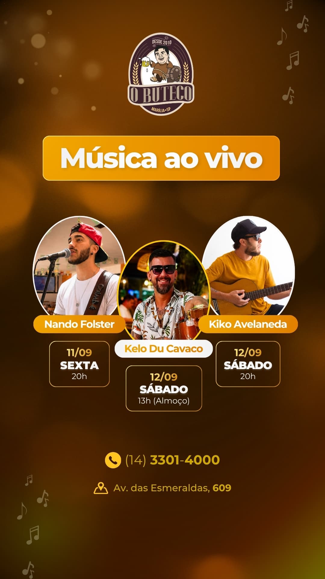 Flyer de Nando Folster