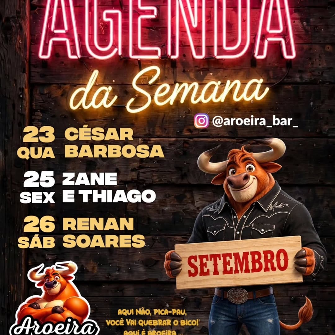 Flyer de Zane Thiago