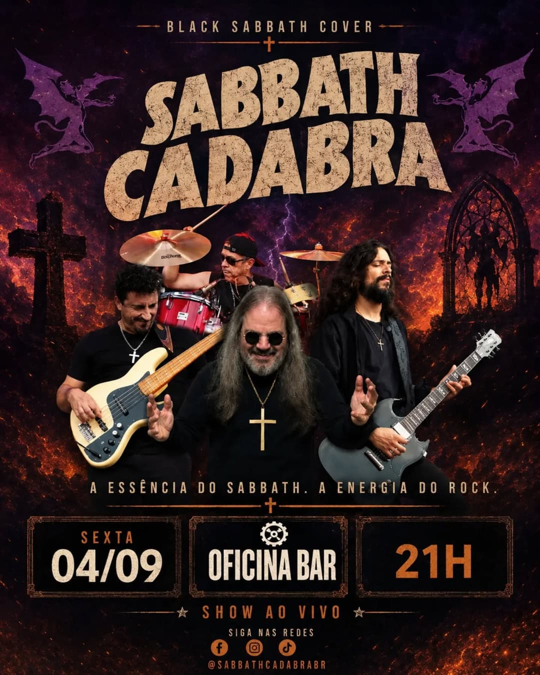 Flyer de Sabbath Cadabra