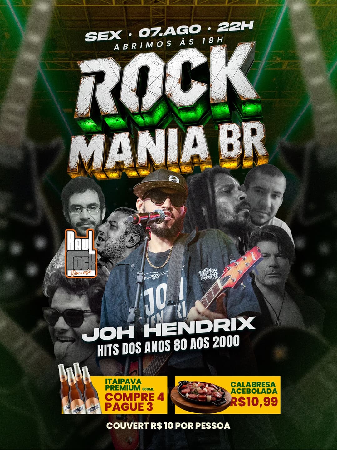 Flyer de Joh Hendrix