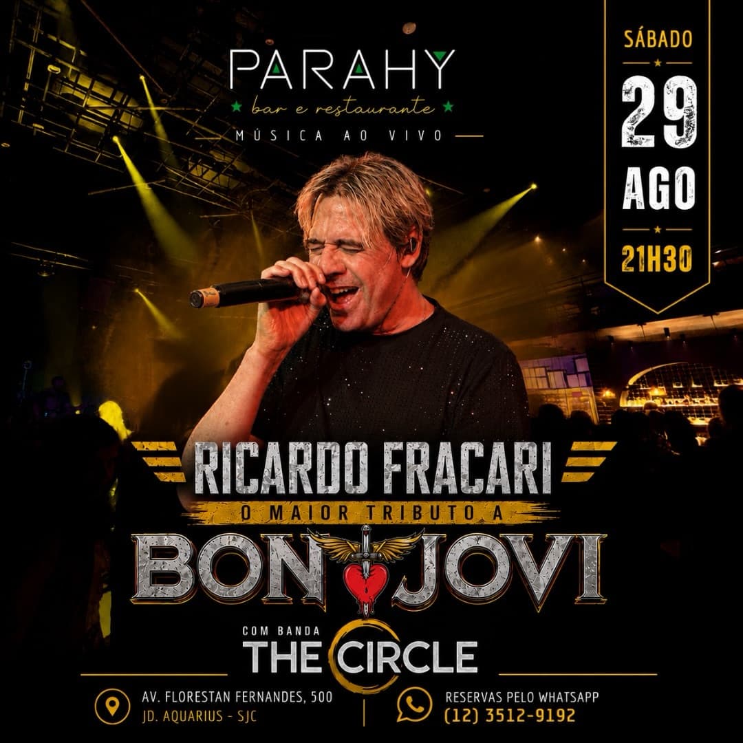 Flyer de Ricardo Fracari