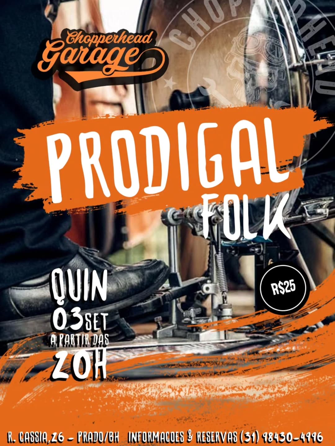Flyer de Prodigal Folk