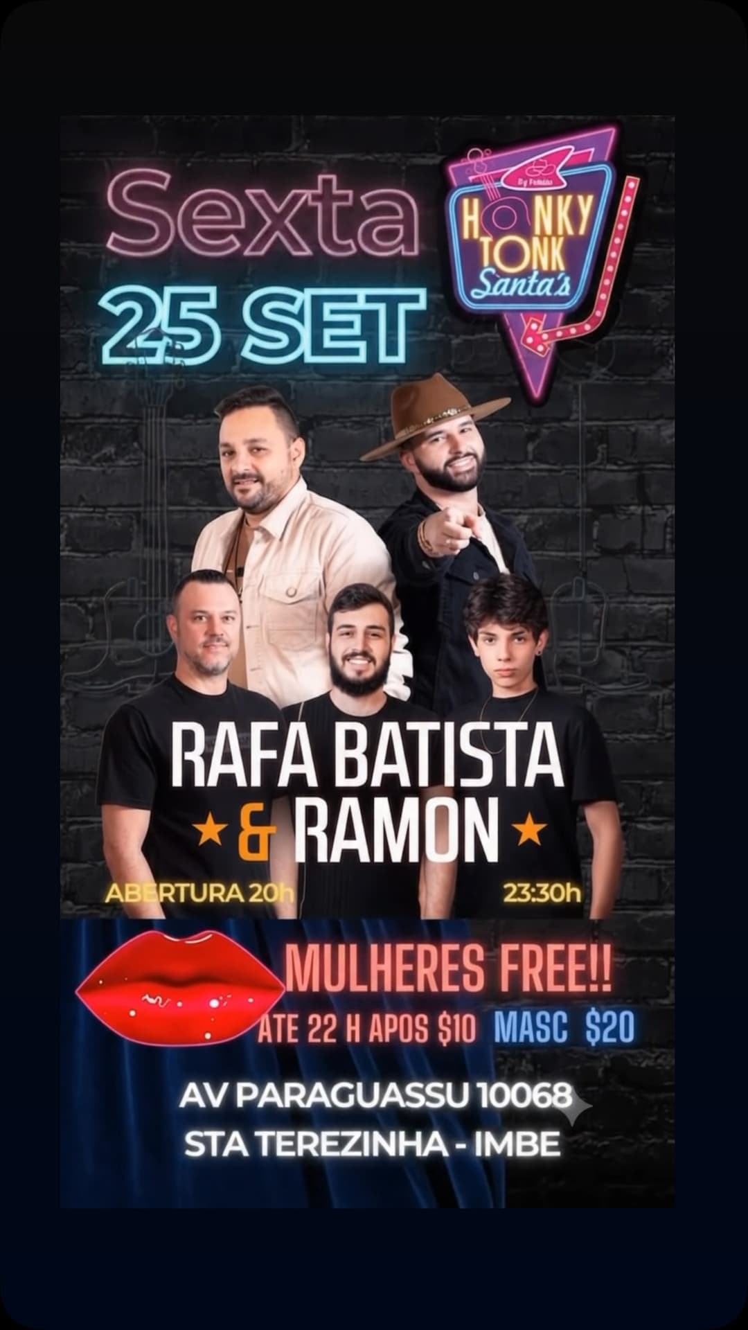 Flyer de RAFA BATISTA & RAMON