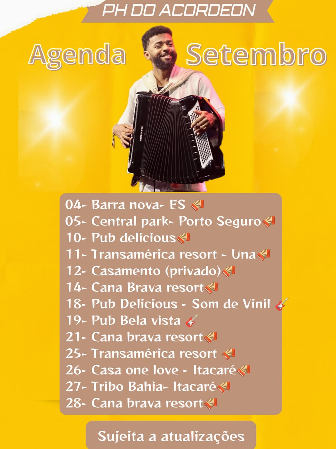 Flyer de PH Damasceno