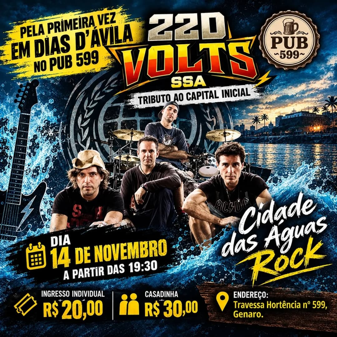 Flyer de Banda 220 Volts