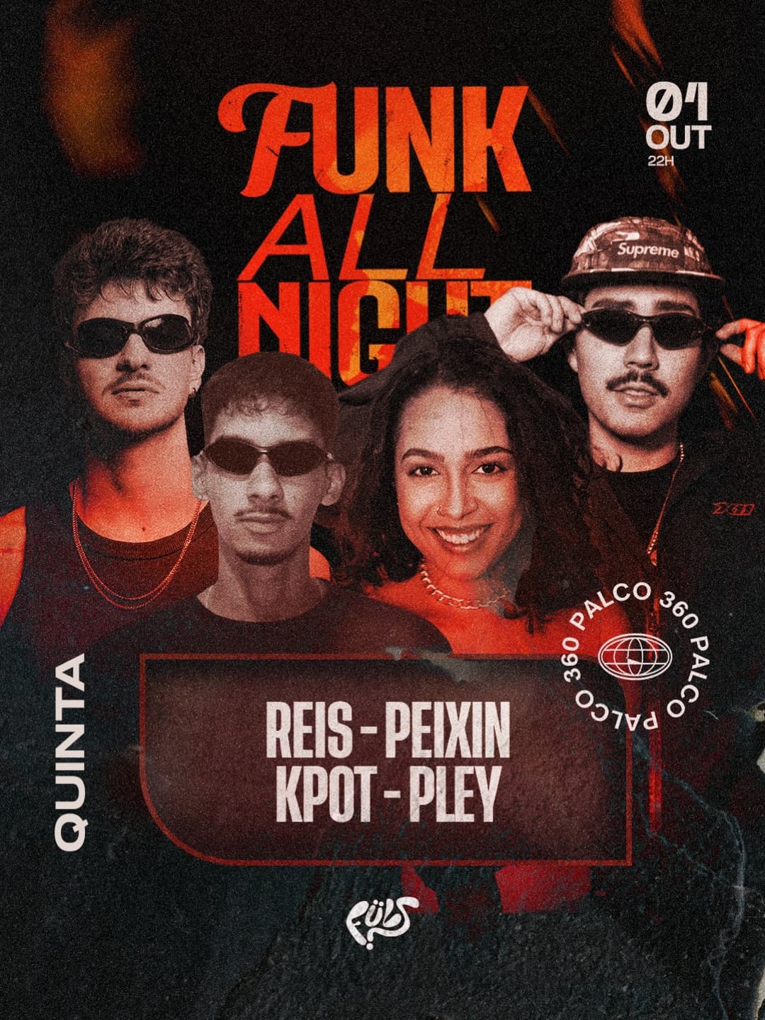 Flyer de Reis, Peixin, Kpot e Pley