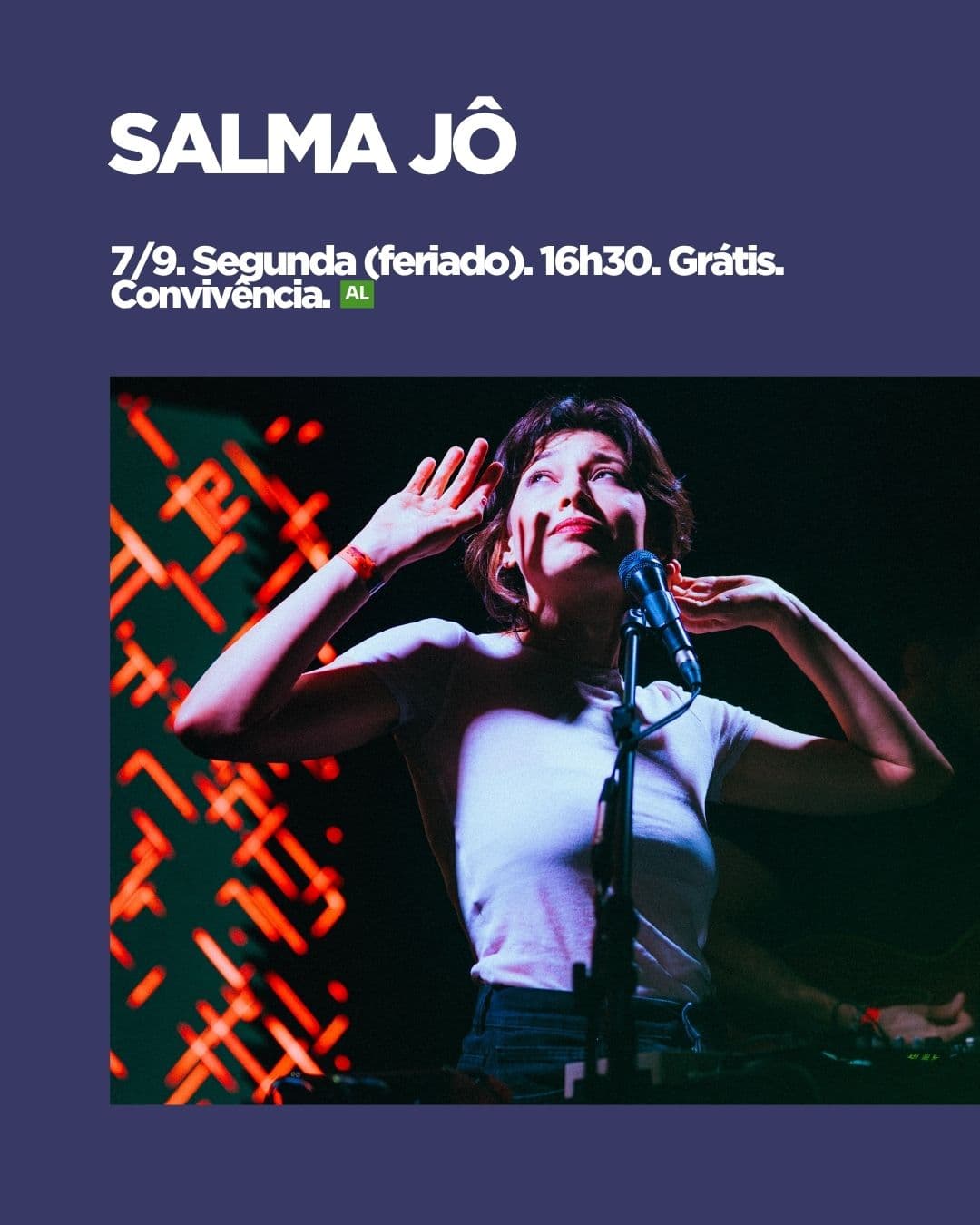Flyer de Salma Jô