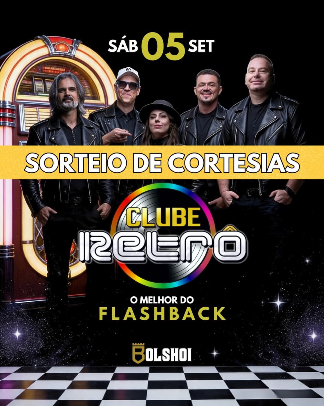 Flyer de Clube Retrô