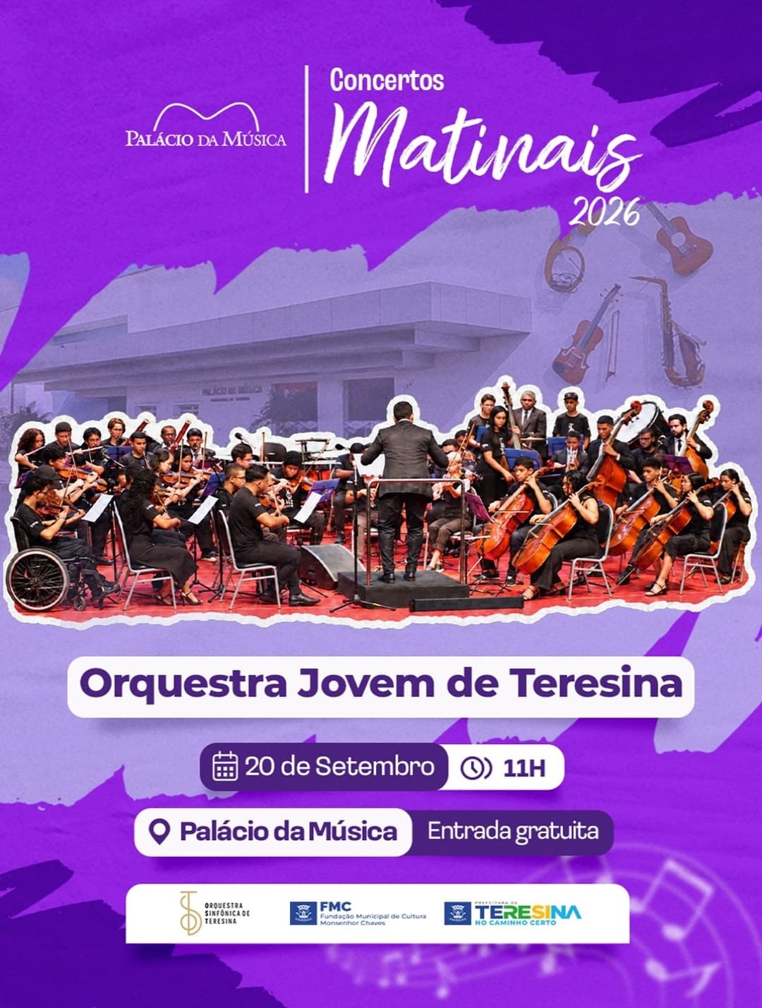 Flyer de Orquestra Jovem de Teresina