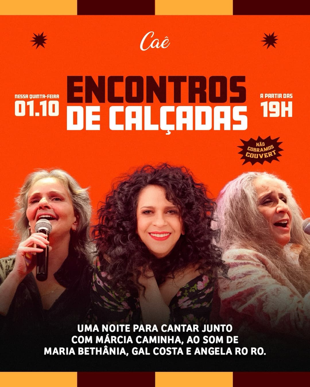 Flyer de Márcia Caminha