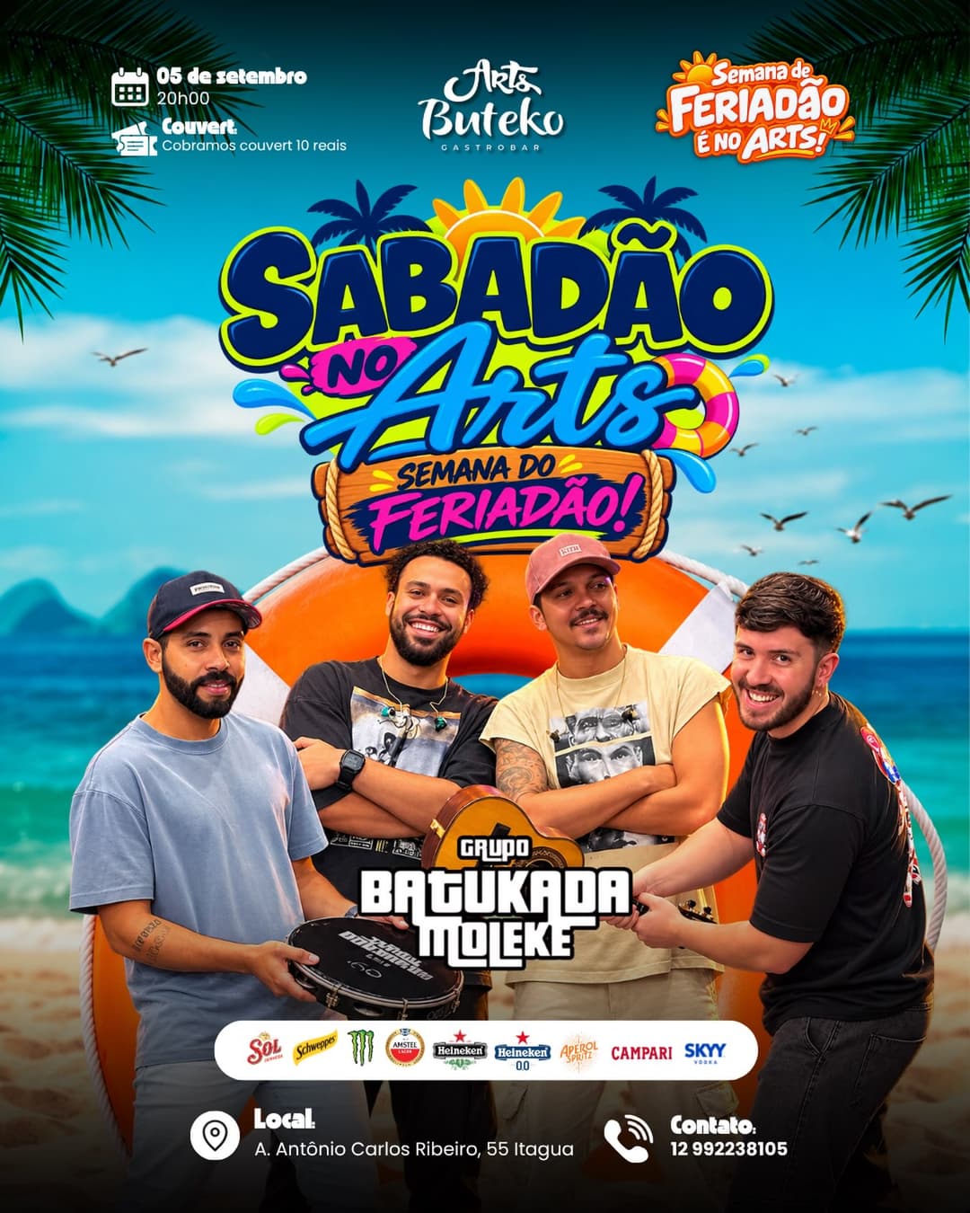 Flyer de Grupo Batukada Moleke