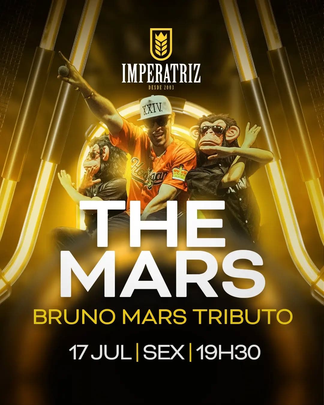 Flyer de The Mars