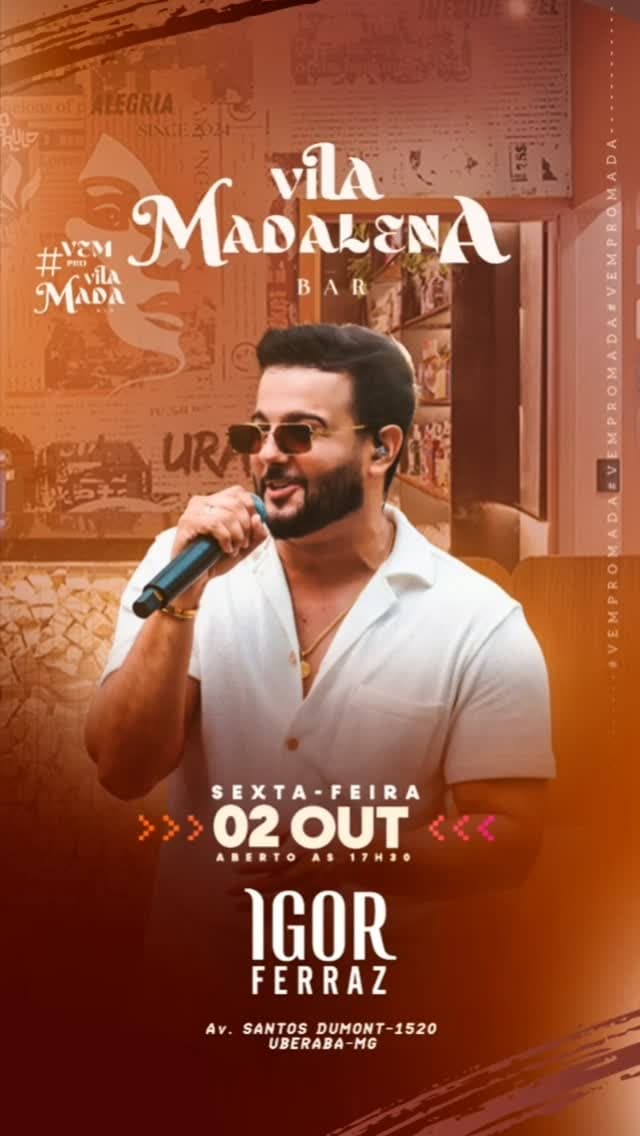 Flyer de Igor Ferraz