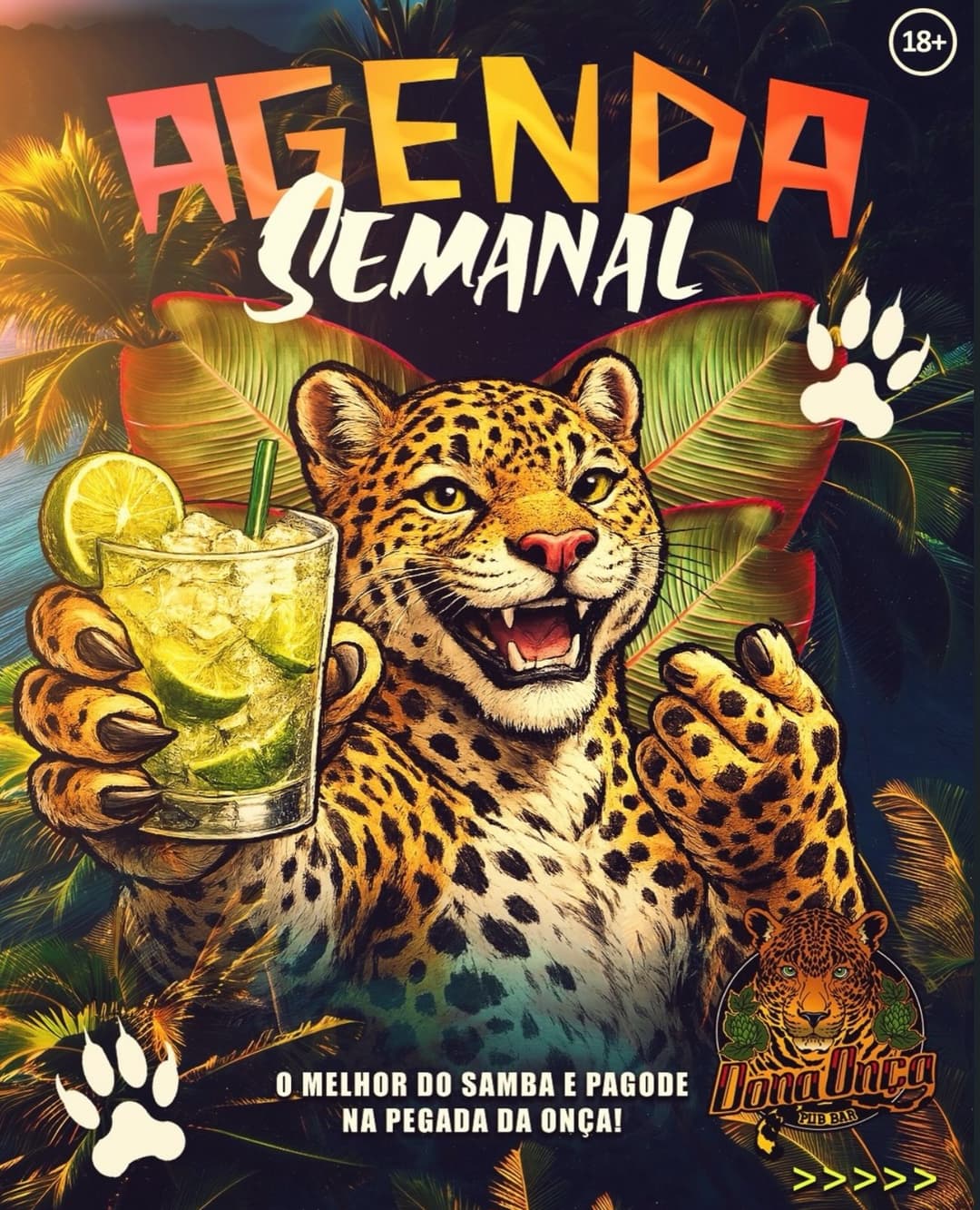 Flyer de Caiote, Grupo Bololô e DJ Mete Dança
