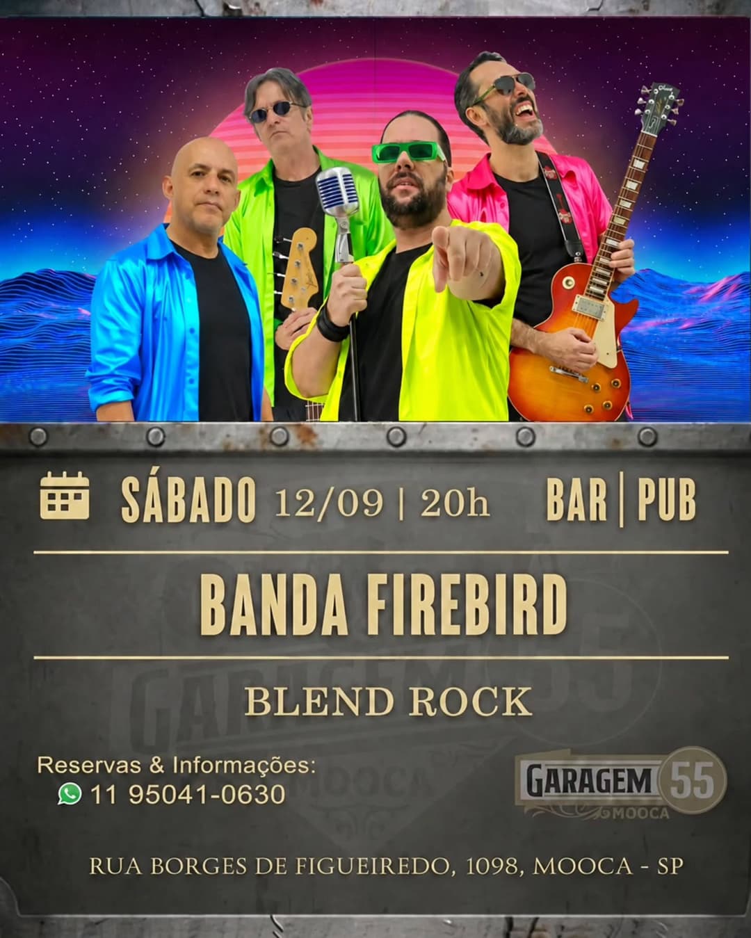 Flyer de Banda Firebird