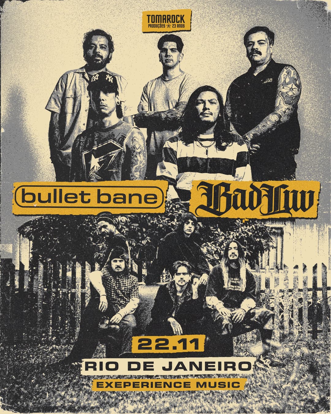 Flyer de BLLT e Bad Luv