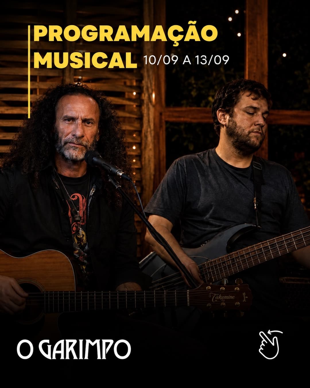 Flyer de Junior Bachini