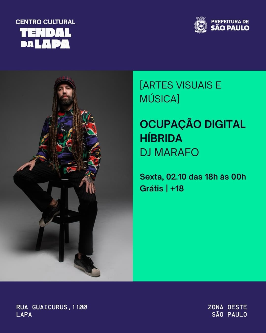 Flyer de DJ Marafo
