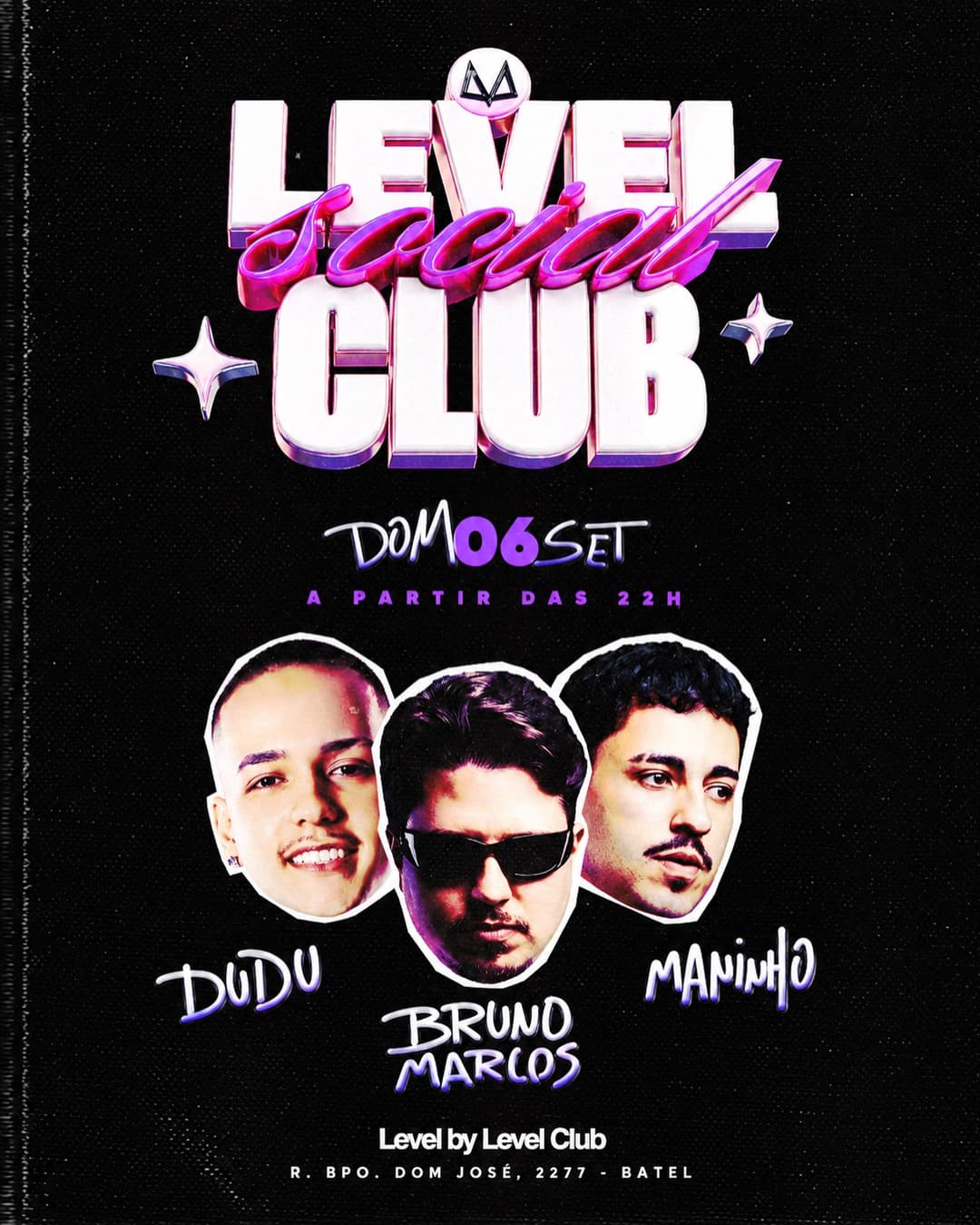 Flyer de Eduardo Lorenzen, Brunera e djmaninhooficial