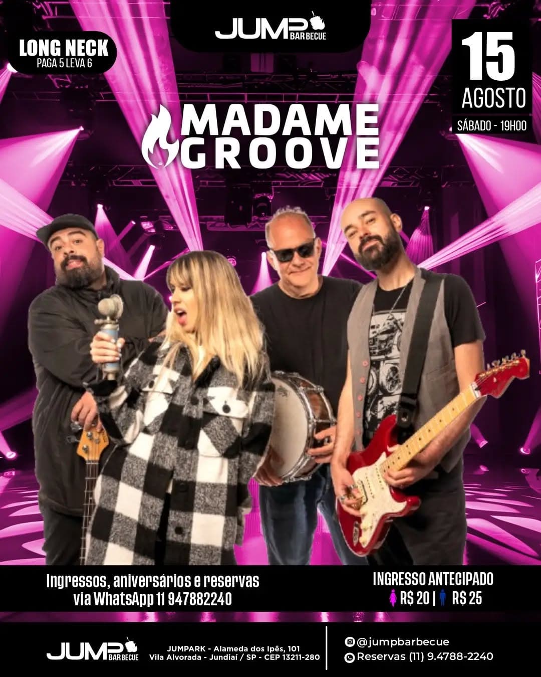 Flyer de Madame Groove