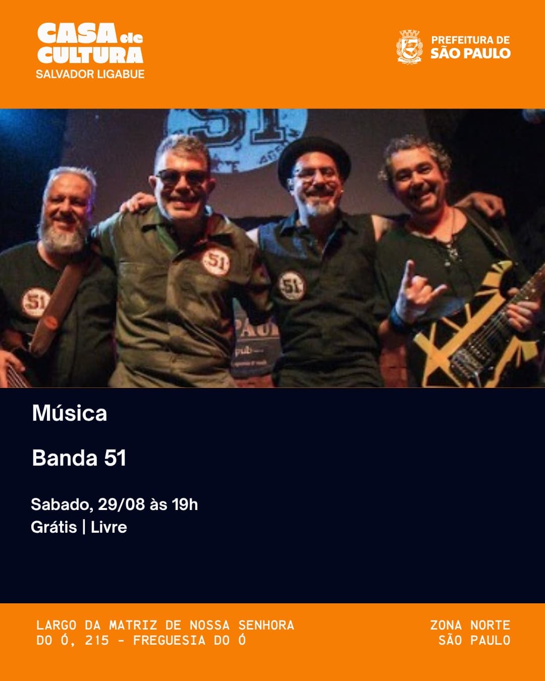 Flyer de Banda 51