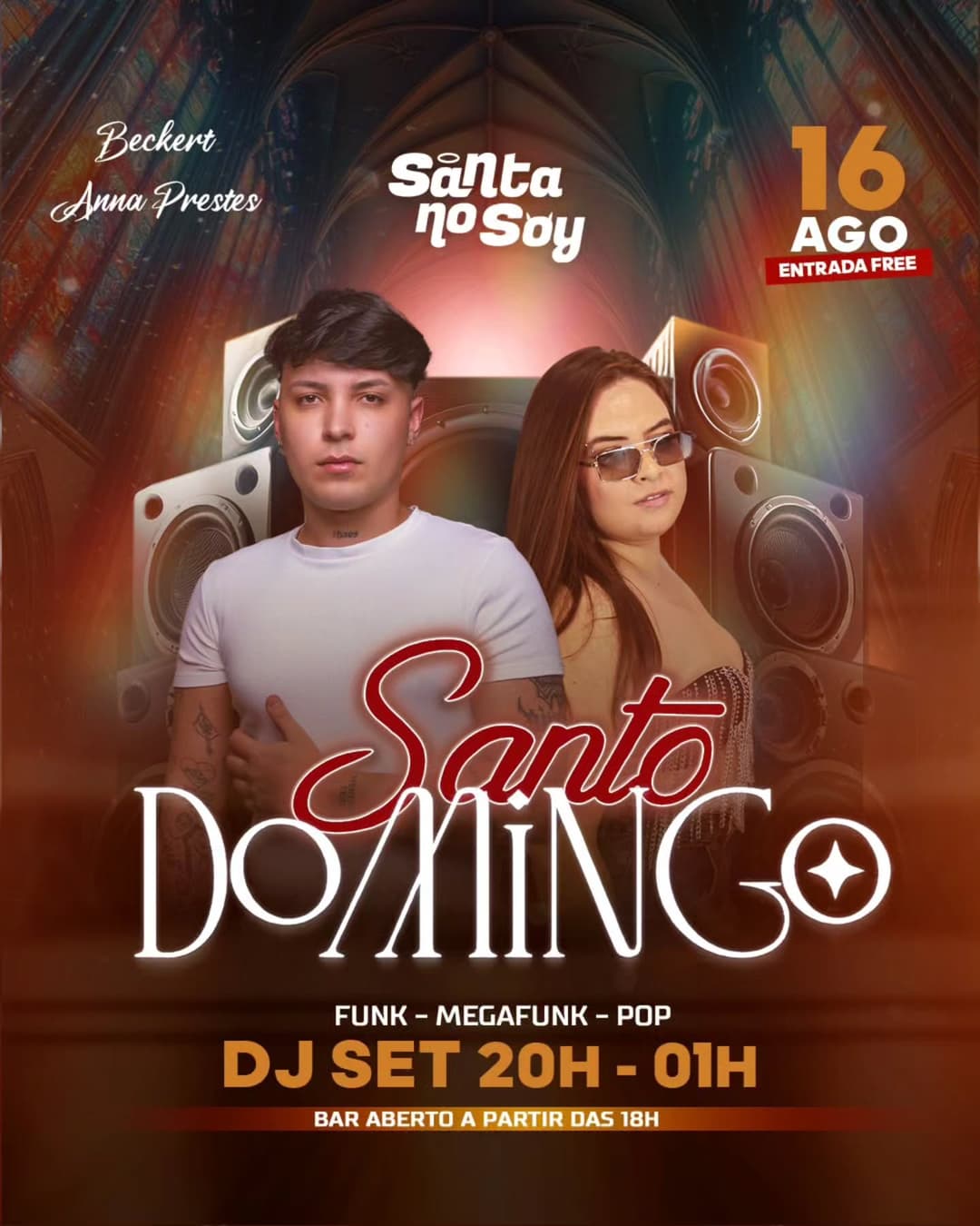 Flyer de Beckert e Anna Prestes
