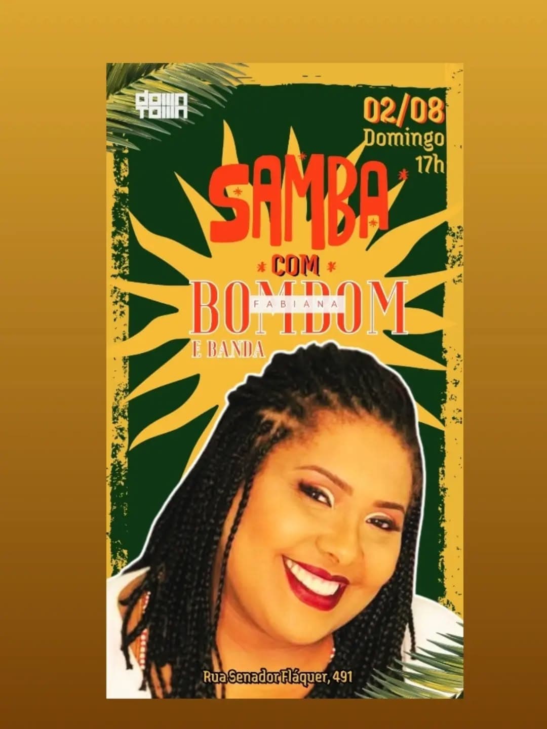 Flyer de Fabiana Bombom