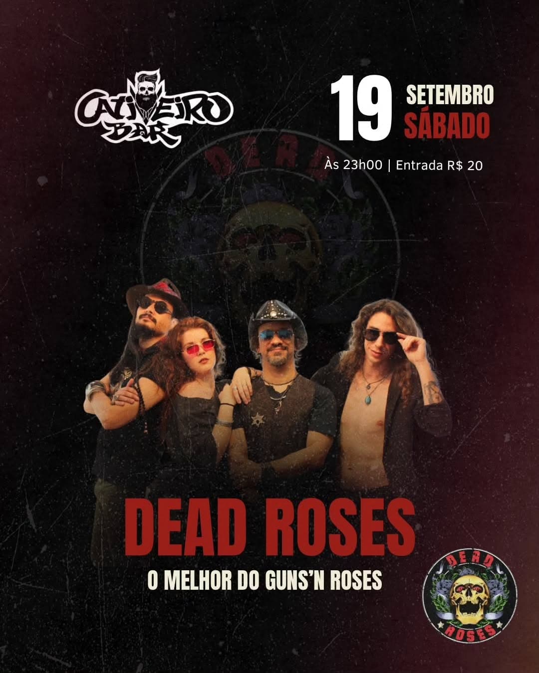 Flyer de Dead Roses