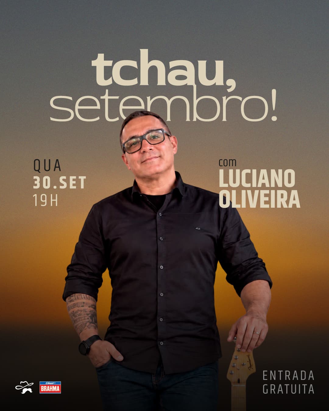 Flyer de Luciano Oliveira
