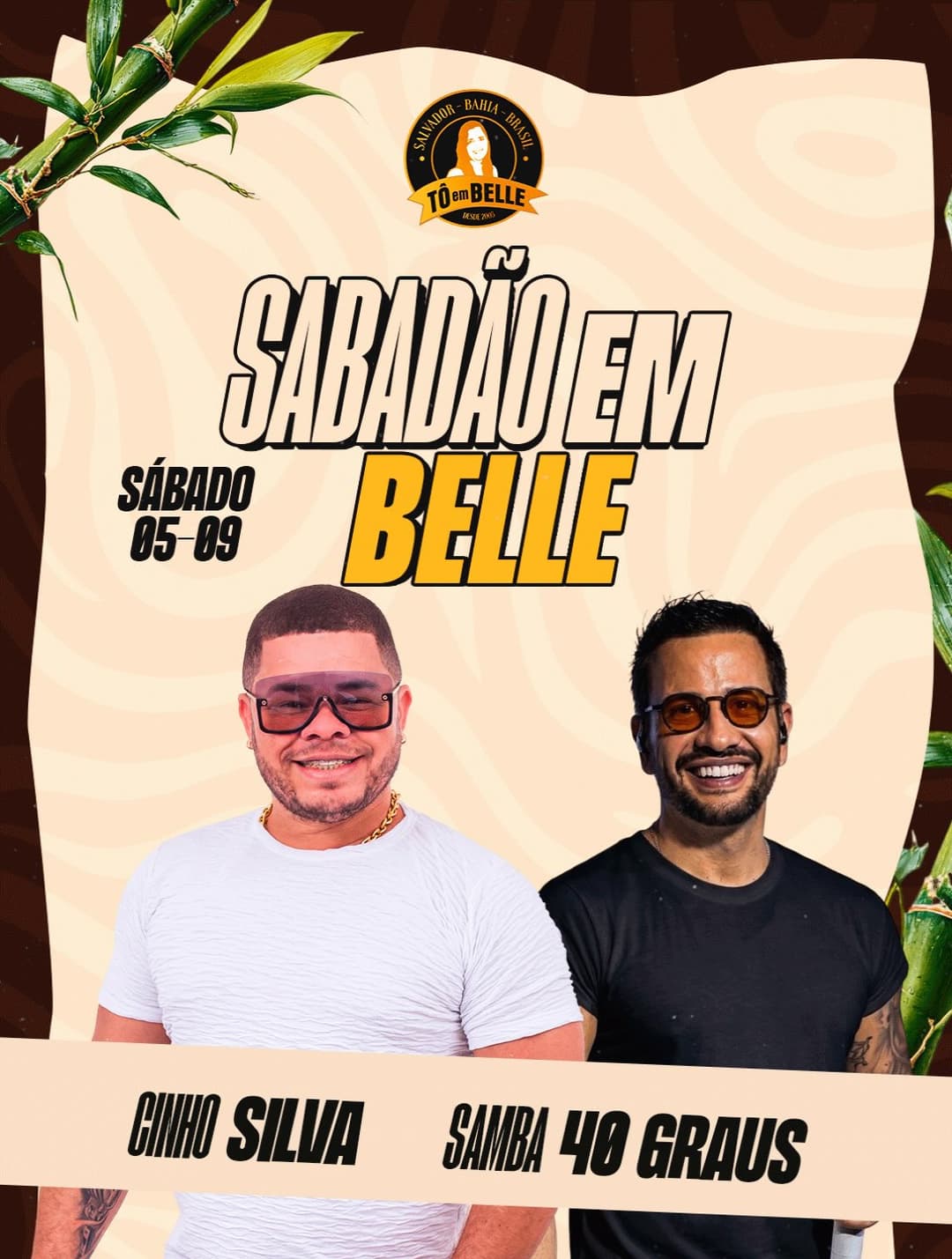 Flyer de Sion e Samba 40