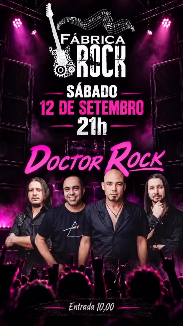Flyer de Banda Doctor Rock
