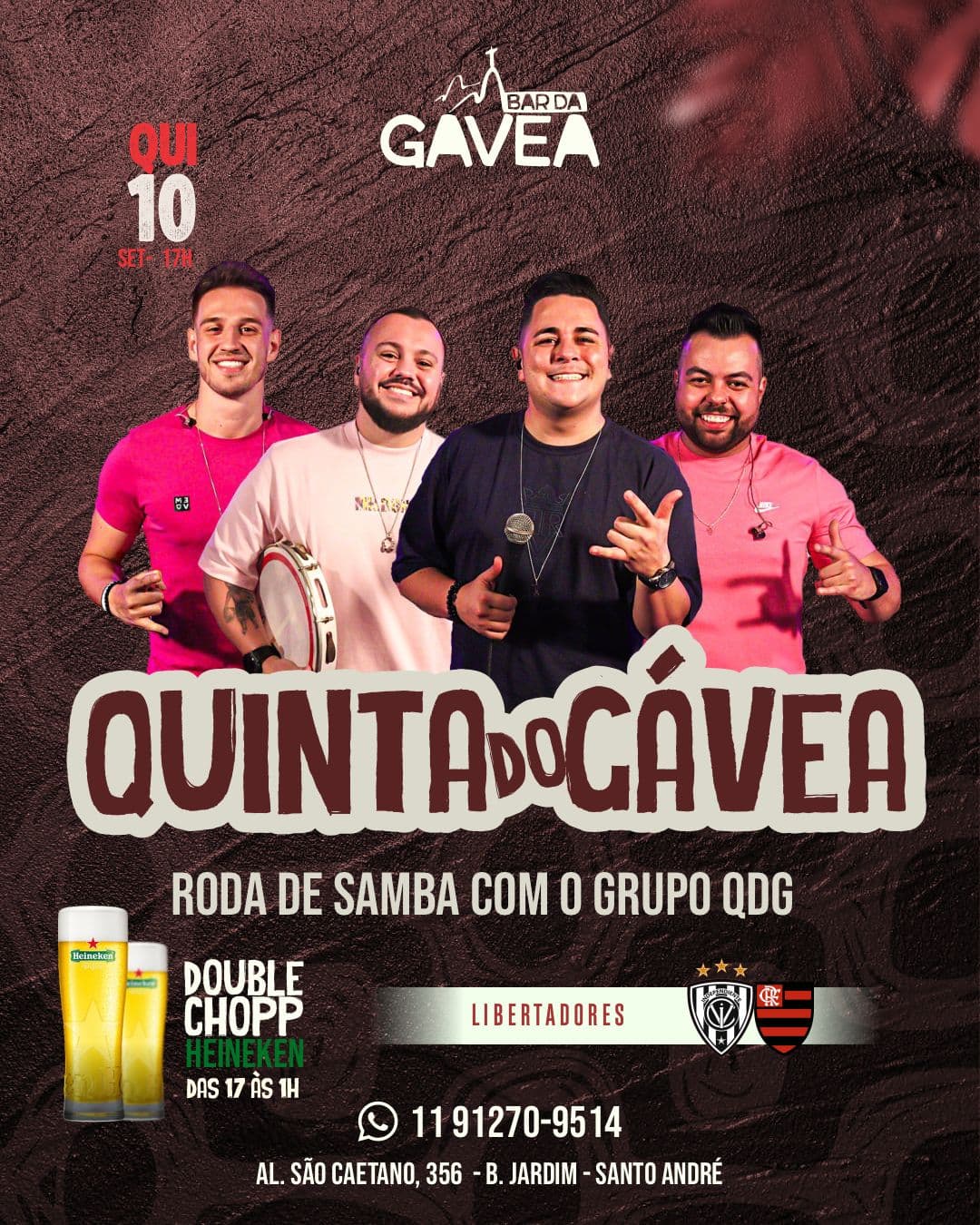 Flyer de Grupo QDG