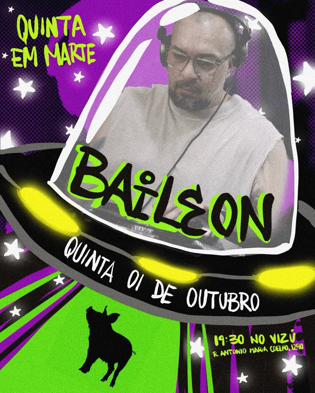 Flyer de DJ Baileon